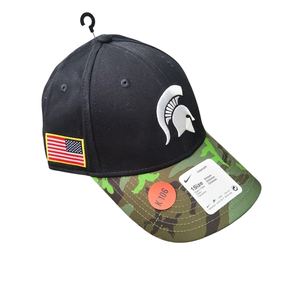 Nike Black and Camo Cap with Spartan Logo - Picture 6 of 8